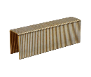 Zenith 7/8" Medium Crown Galvanized Staples 